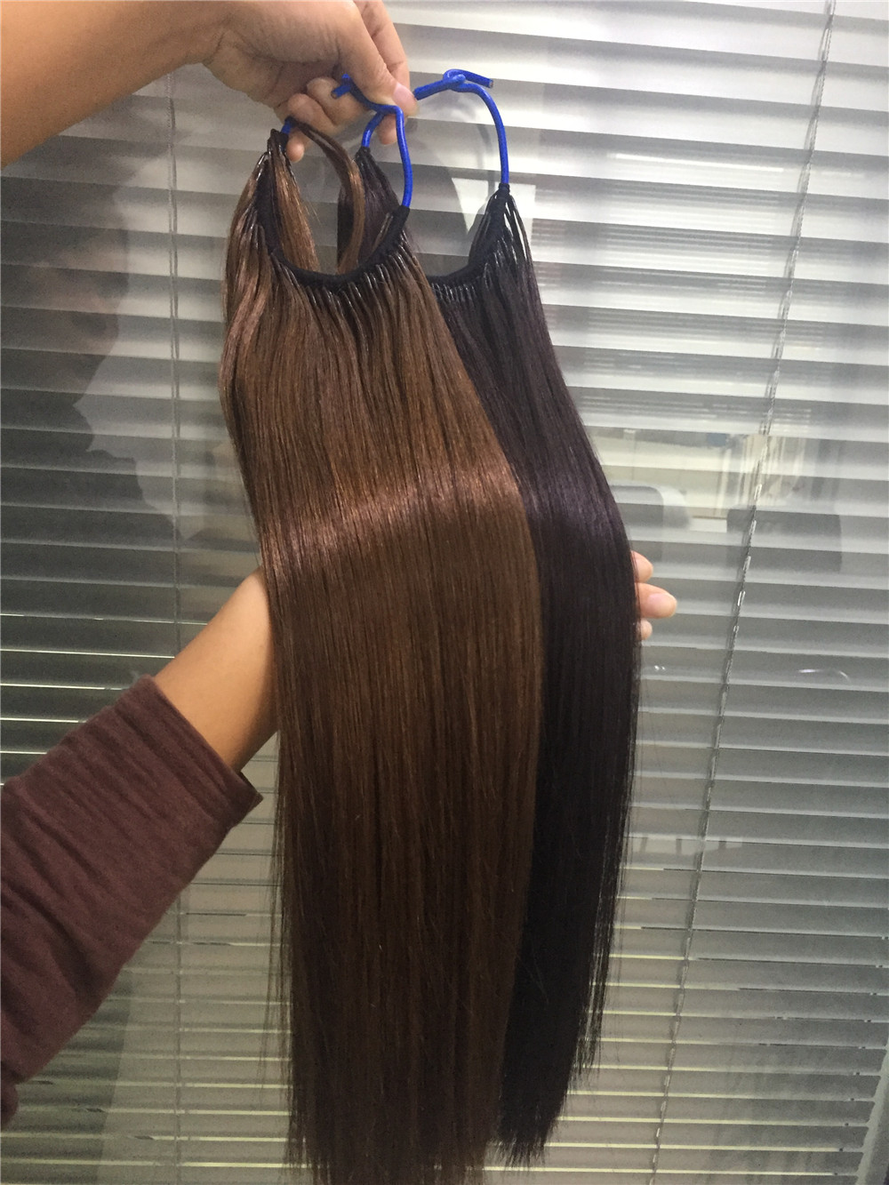 Wholesale Korea Knotted Hair Extension Cotton Thread Hair Extension with Two Strands HairYL232